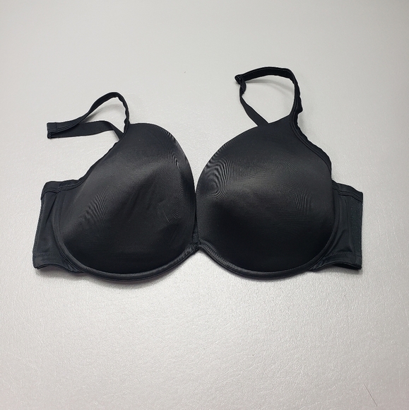 Cacique solid black bra with underwire women's plus size 44D - Picture 1 of 8